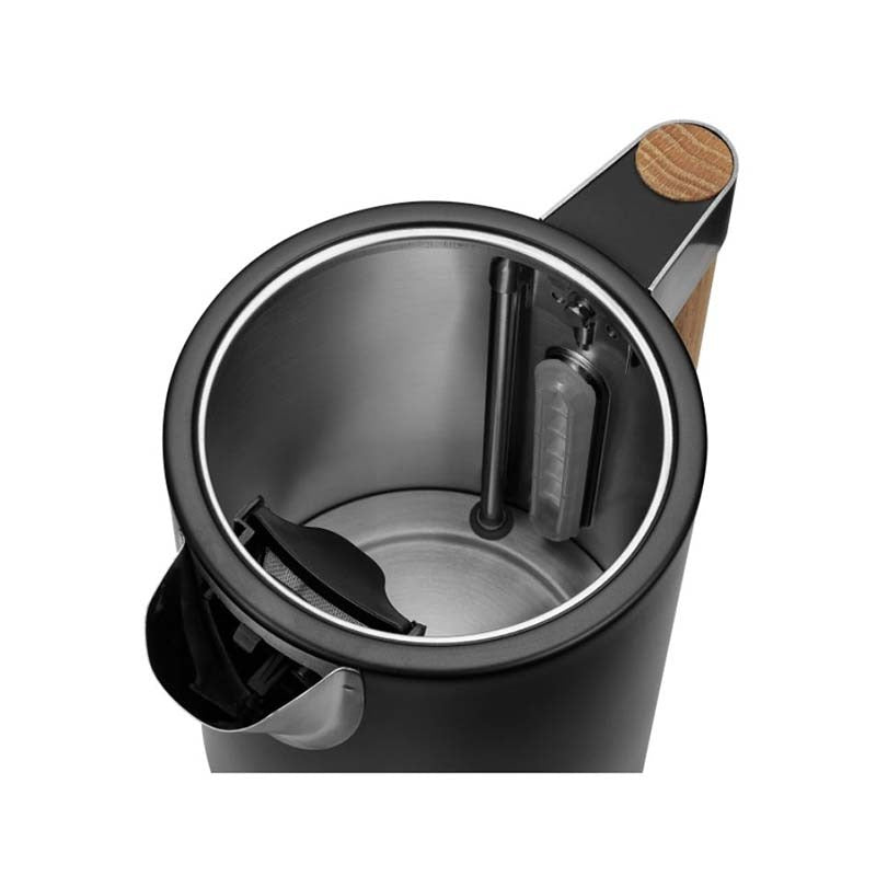 Boden Stark Anson Collection 1.7L 2000W Stainless Steel Kettle - Black - Black