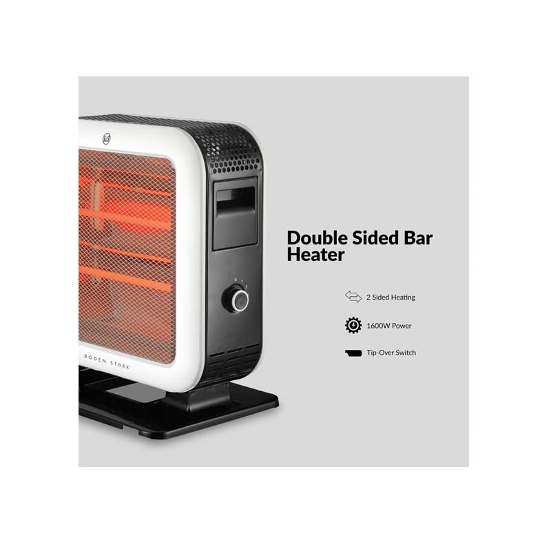 Boden Stark Double Sided Bar Heater - Black