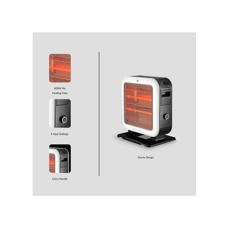 Boden Stark Double Sided Bar Heater - Black