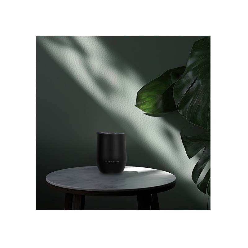 Boden Stark Stainless steel 350 ml Tumbler Flask - Black - Black