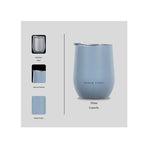 Boden Stark Stainless steel 350 ml Tumbler Flask - Blue - Blue
