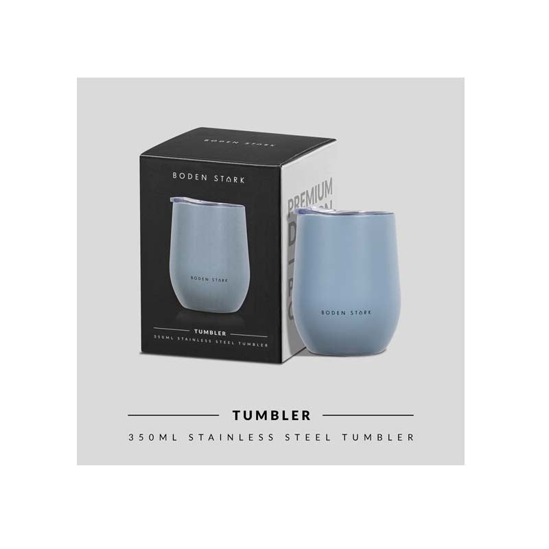 Boden Stark Stainless steel 350 ml Tumbler Flask - Blue - Blue