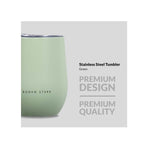 Boden Stark Stainless steel 350 ml Tumbler Flask - Green - Green