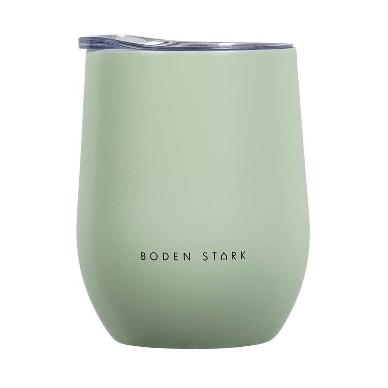 Boden Stark Stainless steel 350 ml Tumbler Flask - Green - Green