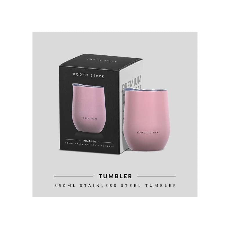 Boden Stark Stainless steel 350 ml Tumbler Flask - Pink - Pink