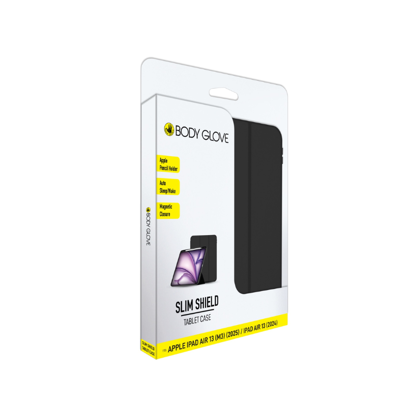 Body Glove Apple iPad Air 13 (2025/24) Slim Shield Tablet Case -Black - Black
