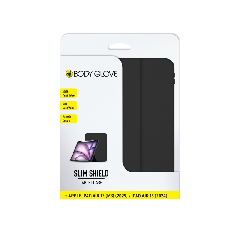 Body Glove Apple iPad Air 13 (2025/24) Slim Shield Tablet Case -Black - Black