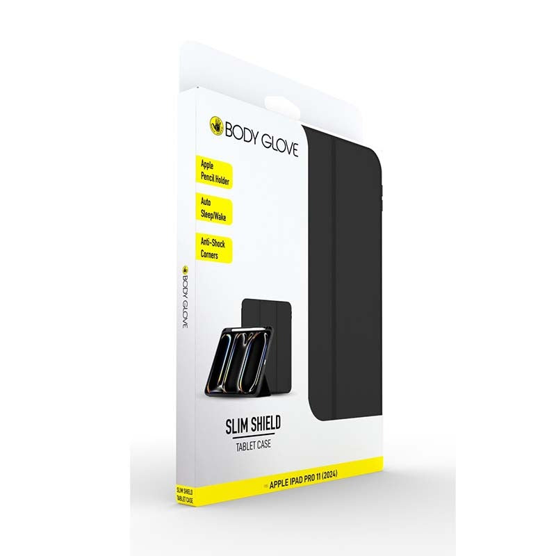 Body Glove Apple iPad Pro 11 (2024) Slim Shield Tablet Case - Black - Black