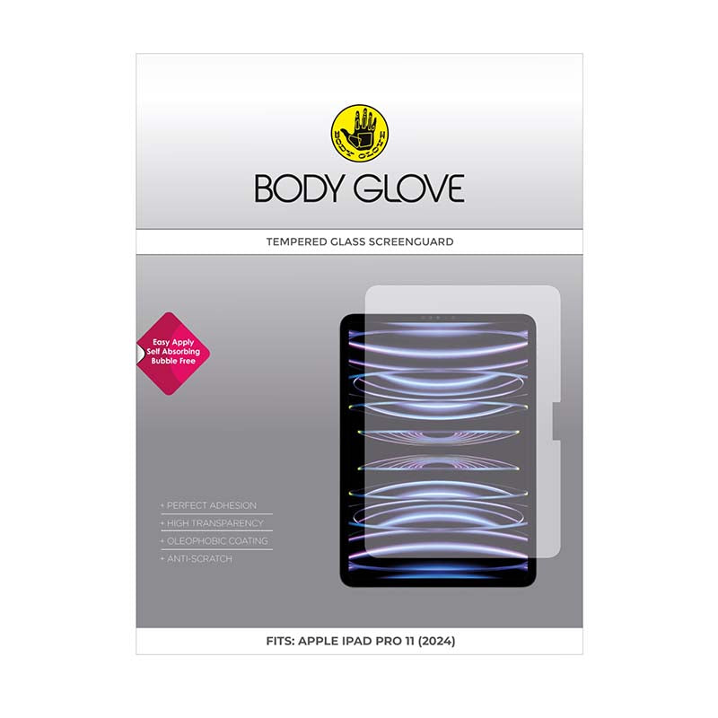 Body Glove Apple iPad Pro 11 (2024) Tempered Glass Screen Protector - Clear - Clear