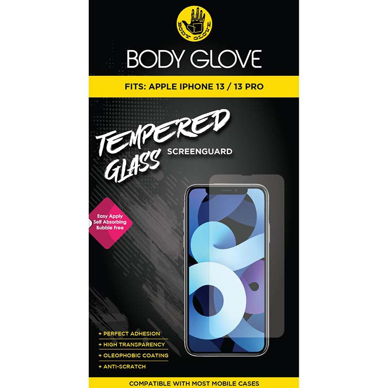 Body Glove Apple iPhone 14/ 13/ 13 Pro Tempered Glass Screen Protector - Clear