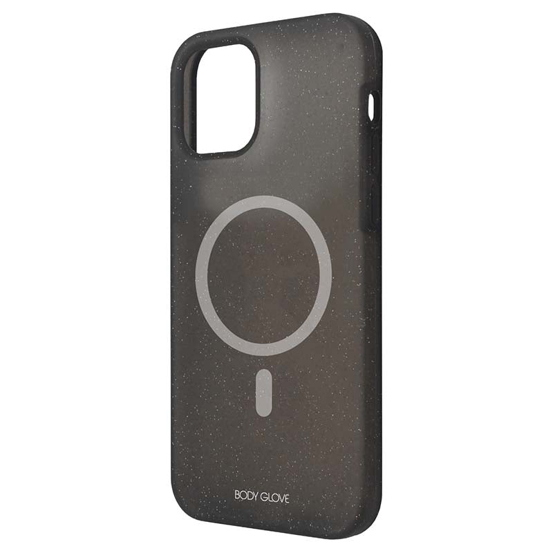 Body Glove Apple iPhone 14 Magnetic Glitter Silicone Case - Black - Black