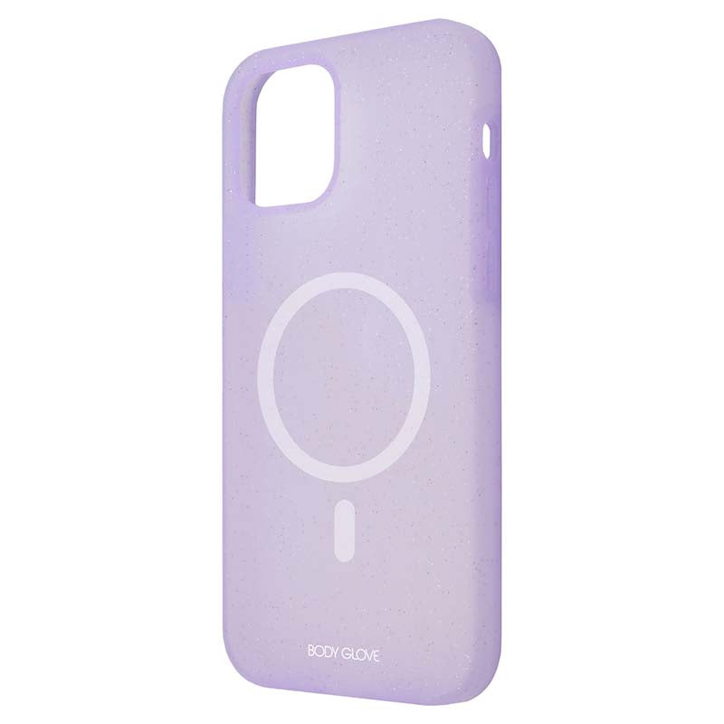 Body Glove Apple iPhone 14 Magnetic Glitter Silicone Case - Lilac - Purple