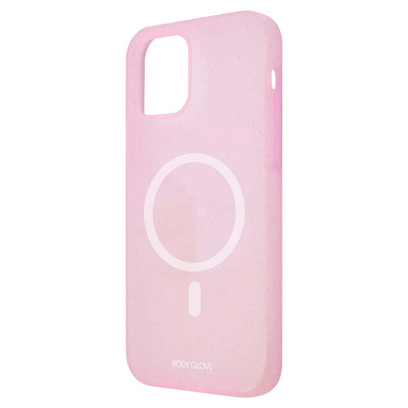 Body Glove Apple iPhone 14 Magnetic Glitter Silicone Case - Pink - Pink