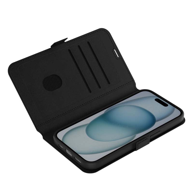 Body Glove Apple iPhone 15 Flip Case - Black - Black