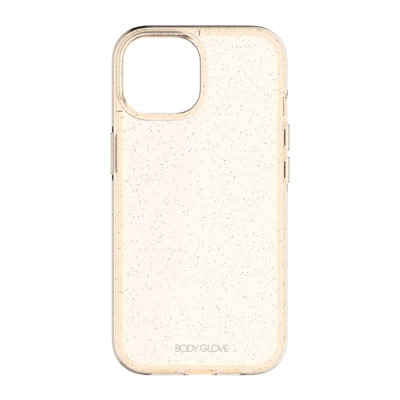 Body Glove Apple iPhone 15 Glitter2 Case - Clear / Rose Gold - Clear / Rose Gold