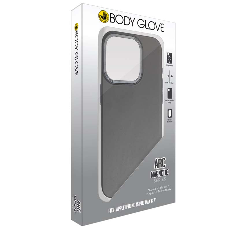 Body Glove Apple iPhone 15 Pro Max Arc Magnetic Case - Black - Black