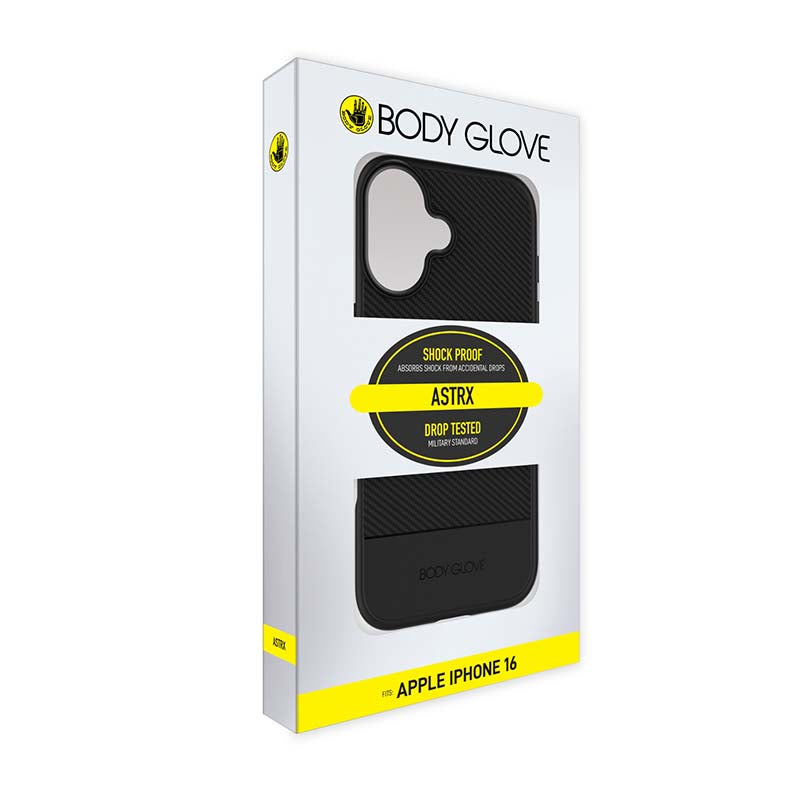 Body Glove Apple iPhone 16 Astrx Case - Black - Black