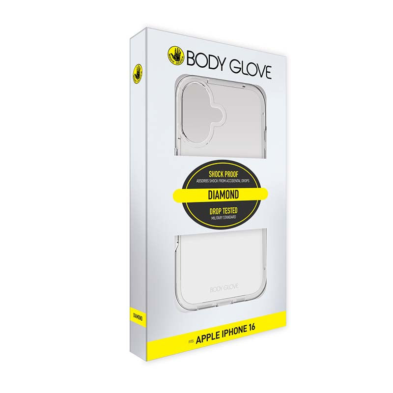 Body Glove Apple iPhone 16 Diamond Case - Clear - Clear