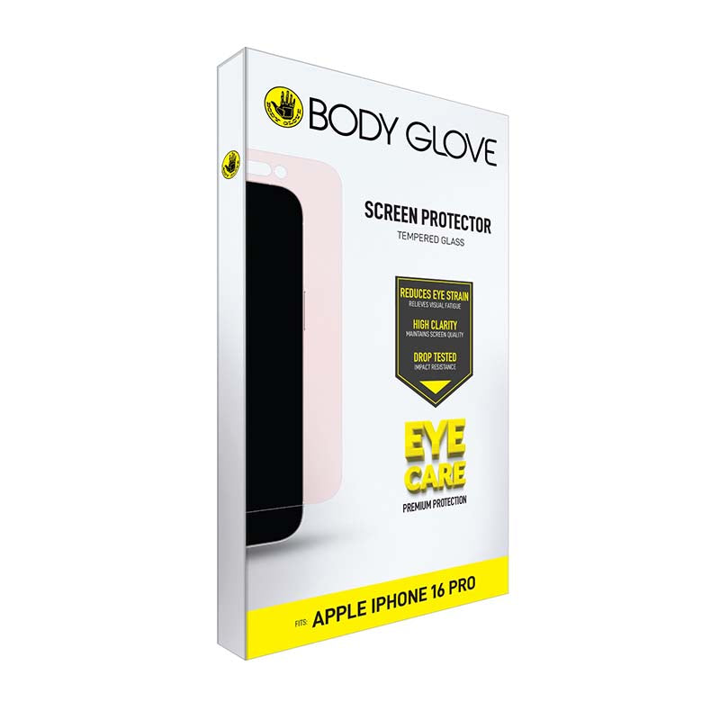 Body Glove Apple iPhone 16 Pro Eye Care Tempered Glass Screen Protector - Clear - Clear