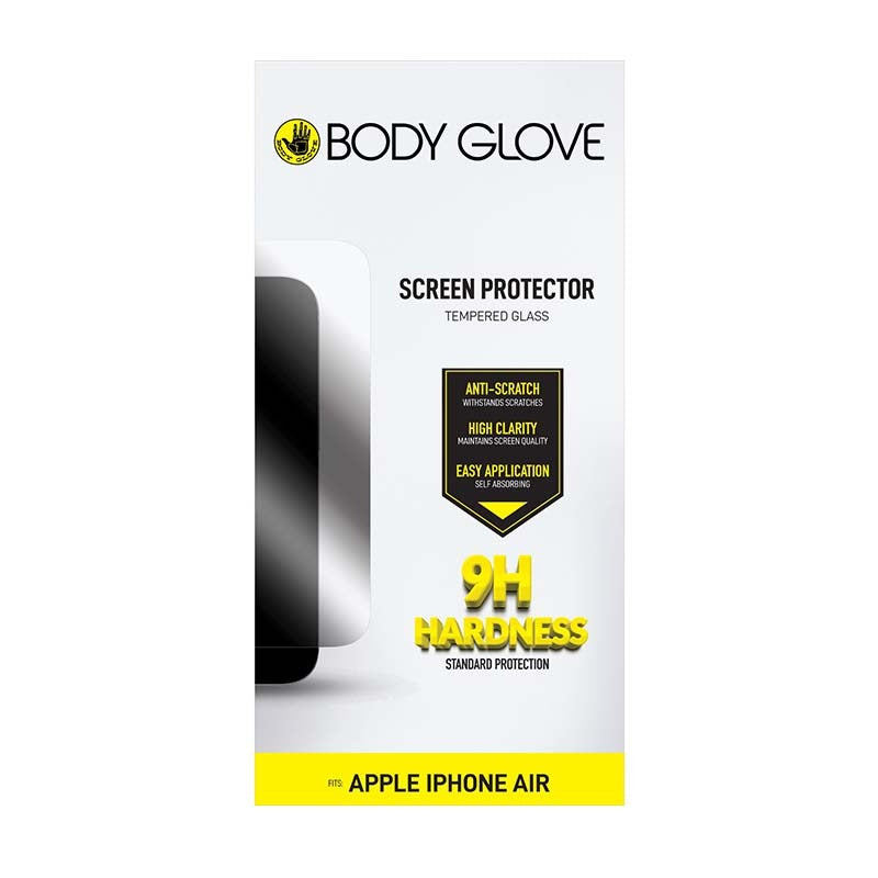 Body Glove Apple iPhone Air Tempered Glass Screen Protector - Clear - Clear