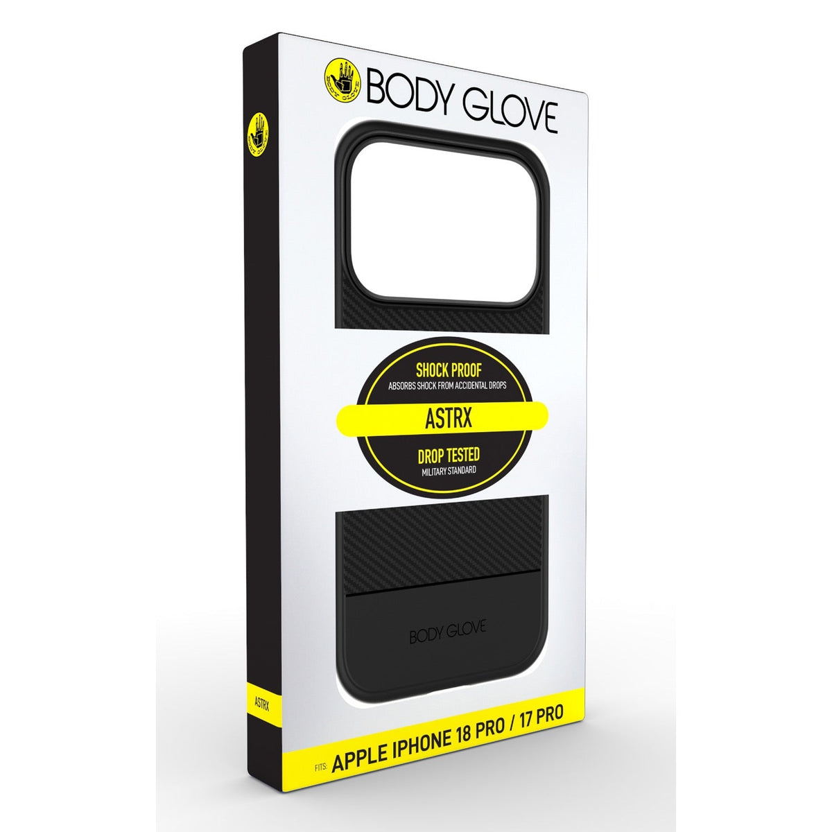 Body Glove Astrx Case For Apple iPhone 18 Pro / 17 Pro - Black - Black