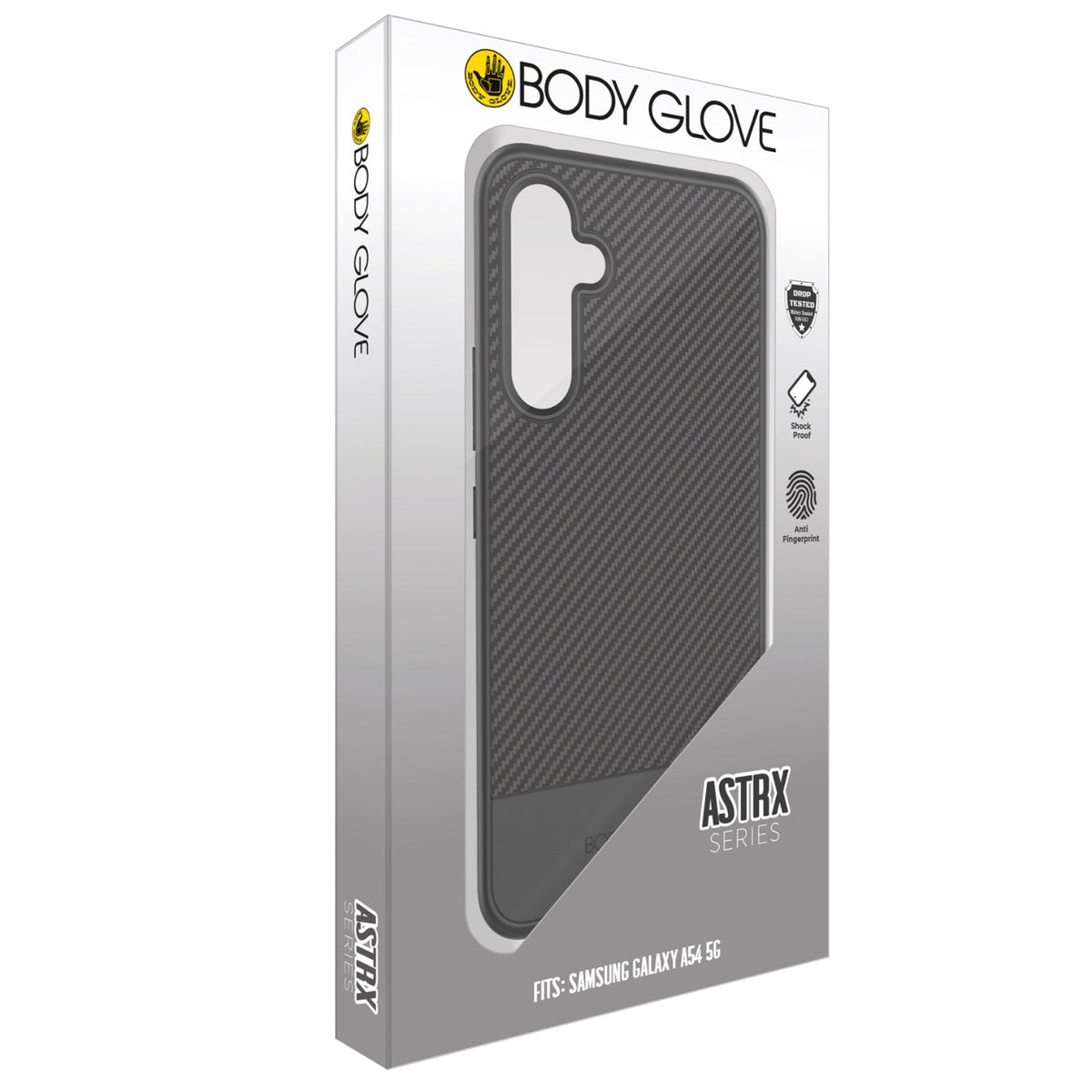 Body Glove Astrx Case for Samsung Galaxy A54 5G - Black - Black