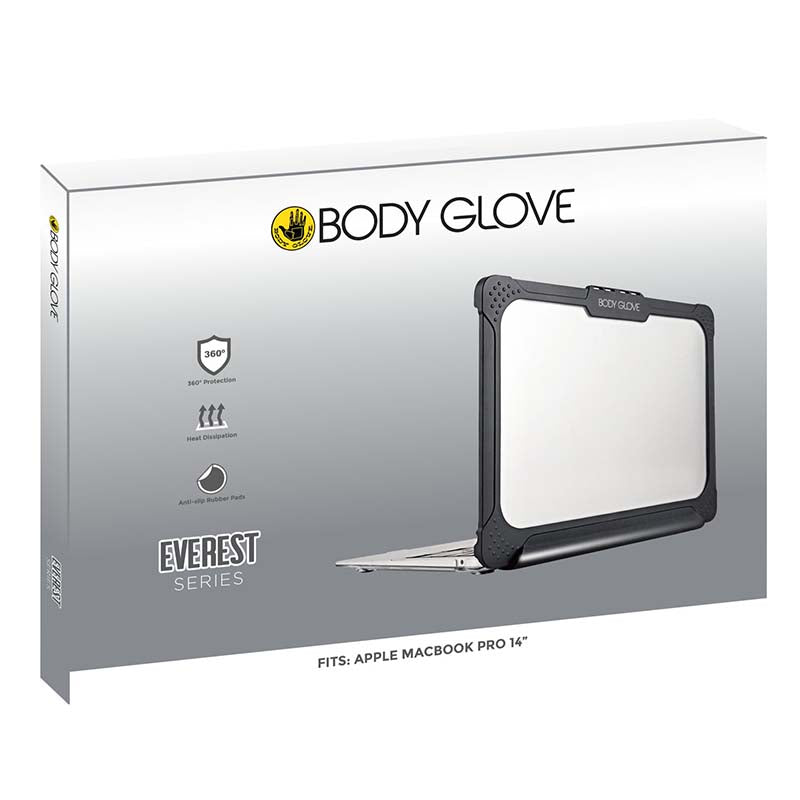 Body Glove Everest Shell Case Macbook Pro 14 (2021) - Clear - Clear