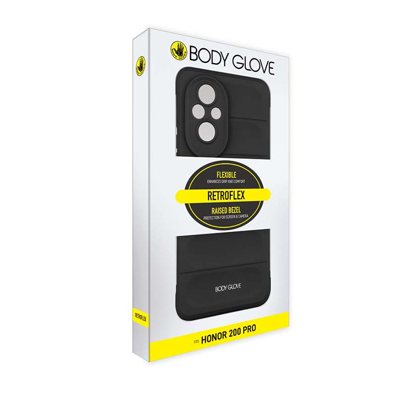 Body Glove Honor 200 Pro Retroflex Case - Black - Black