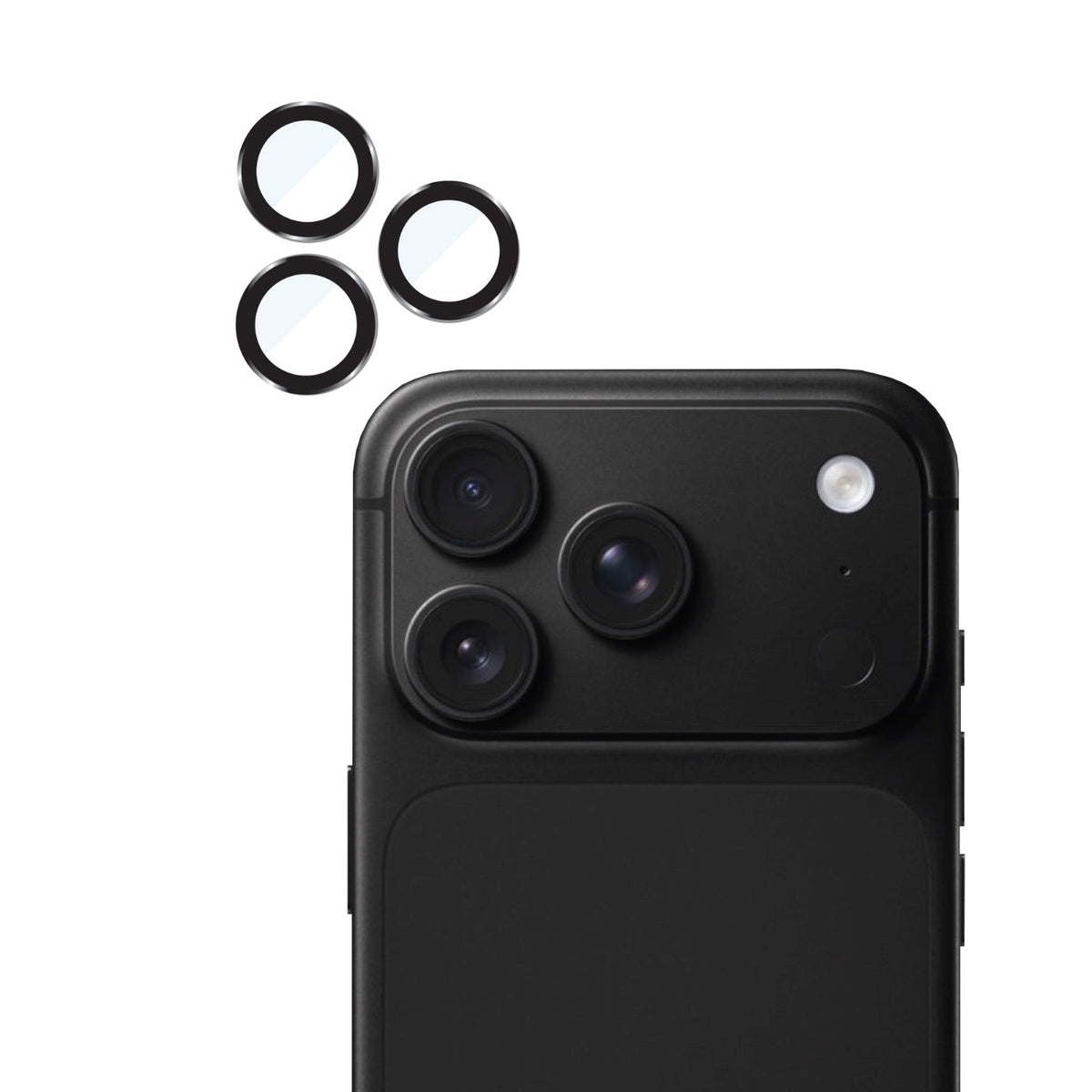 Body Glove Individual Lens Protectors For Apple iPhone 18 Pro / 18 Pro Max - Black Border - Black Border