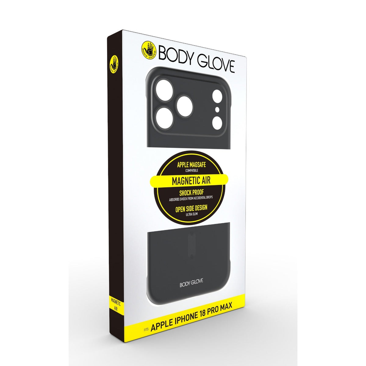 Body Glove Magnetic AirCase For Apple iPhone 18 Pro Max - Black - Black