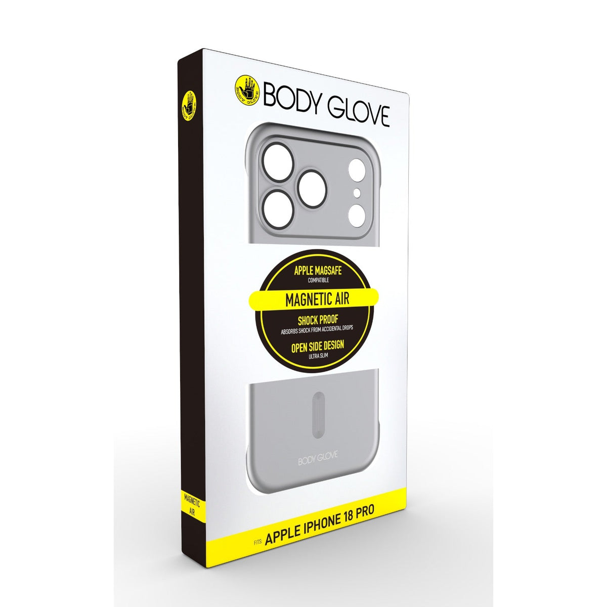 Body Glove Magnetic AirCase For Apple iPhone 18 Pro - Silver - Silver