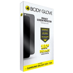 Body Glove Privacy Tempered Glass Screen Protector for Samsung Galaxy S25 - Black Border - Black Border