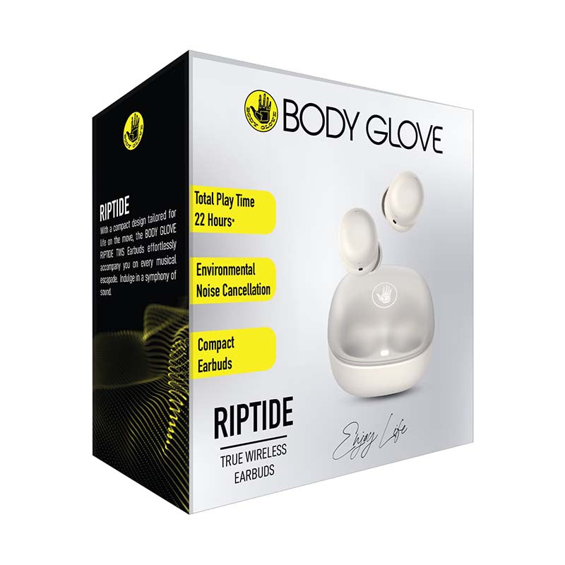 Body Glove Riptide ENC True Wireless Earbuds - Cream