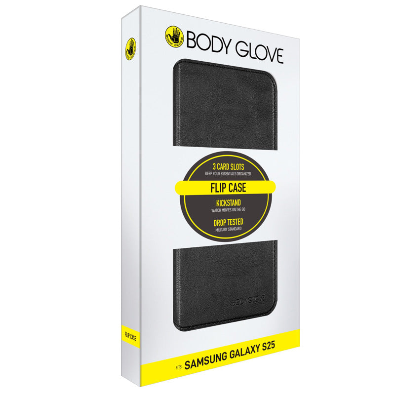 Body Glove Samsung Galaxy S25 Flip Case - Black - Black
