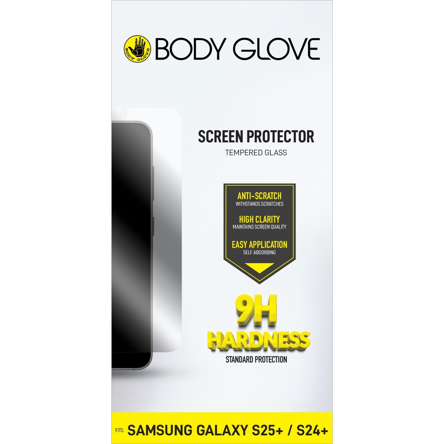 Body Glove Samsung Galaxy S25 Plus Tempered Glass Screen Protector - Clear - Clear