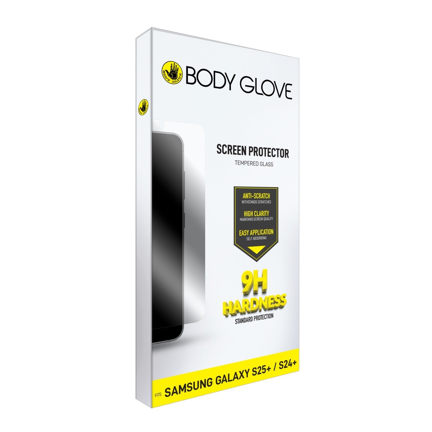 Body Glove Samsung Galaxy S25 Plus Tempered Glass Screen Protector - Clear - Clear