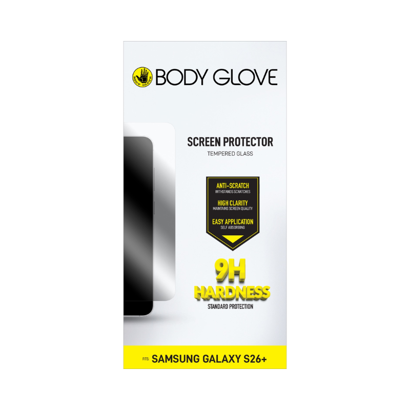 Body Glove Samsung Galaxy S26 + Tempered Glass Screenguard - Clear - Clear