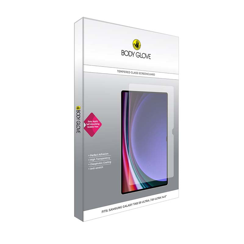 Body Glove Screen Protector for Samsung Galaxy Tab S10 Ultra / S9 Ultra / Tab S8 Ultra - Clear - Clear