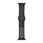 Body Glove Silicone Watch Strap Apple Watch Series 7 / 8 (44mm/45mm/49mm) - Black / Grey - Black/Grey