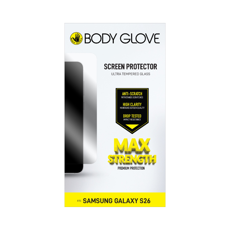 Body Glove Ultra Tempered Glass Screen Protector Samsung Galaxy S26 - Clear - Clear