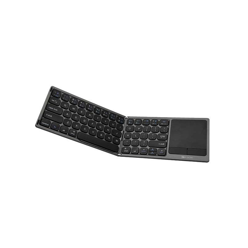 Body Glove Wireless Folding Hinge Keyboard With Touchpad - Black - Black