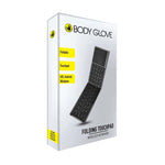 Body Glove Wireless Folding Hinge Keyboard With Touchpad - Black - Black