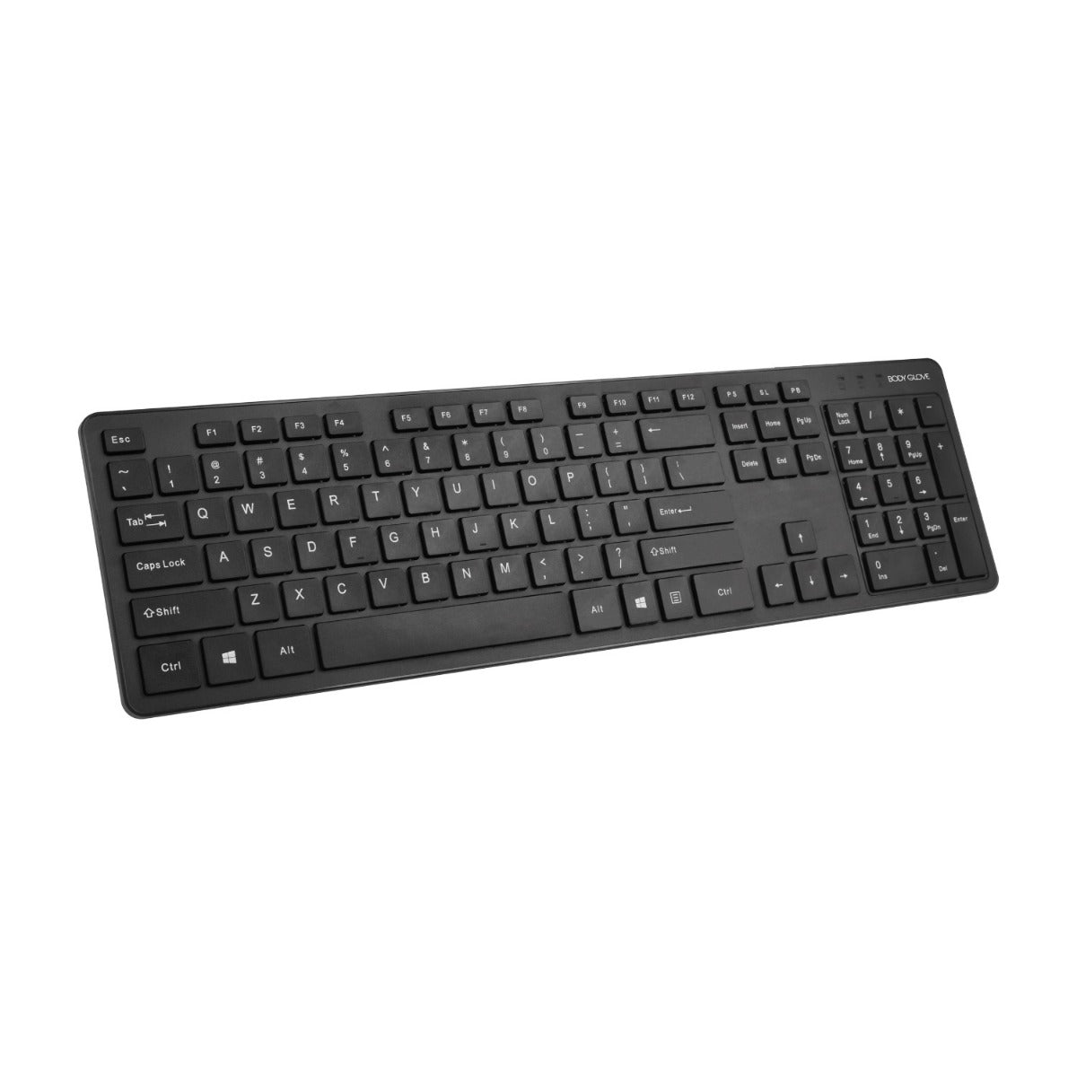 Body Glove Wireless Keyboard - Black - Black
