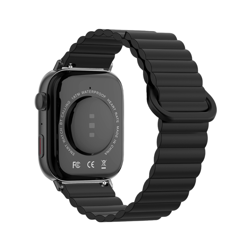COLMI C8 Max Smart Watch Best Chip Outdoor Waterproof Magnetic Bands - Black