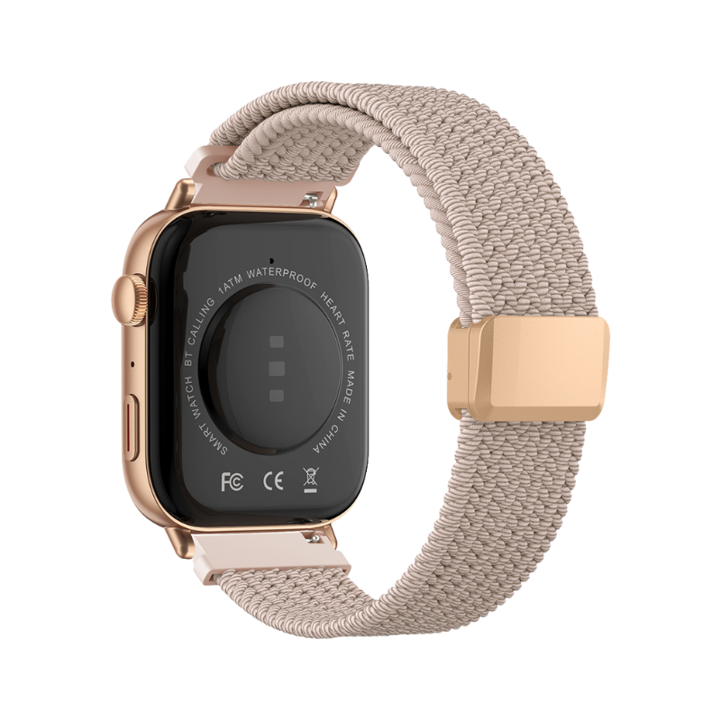 COLMI C8 Max Smart Watch Best Chip Outdoor Waterproof Mesh Bands - Gold