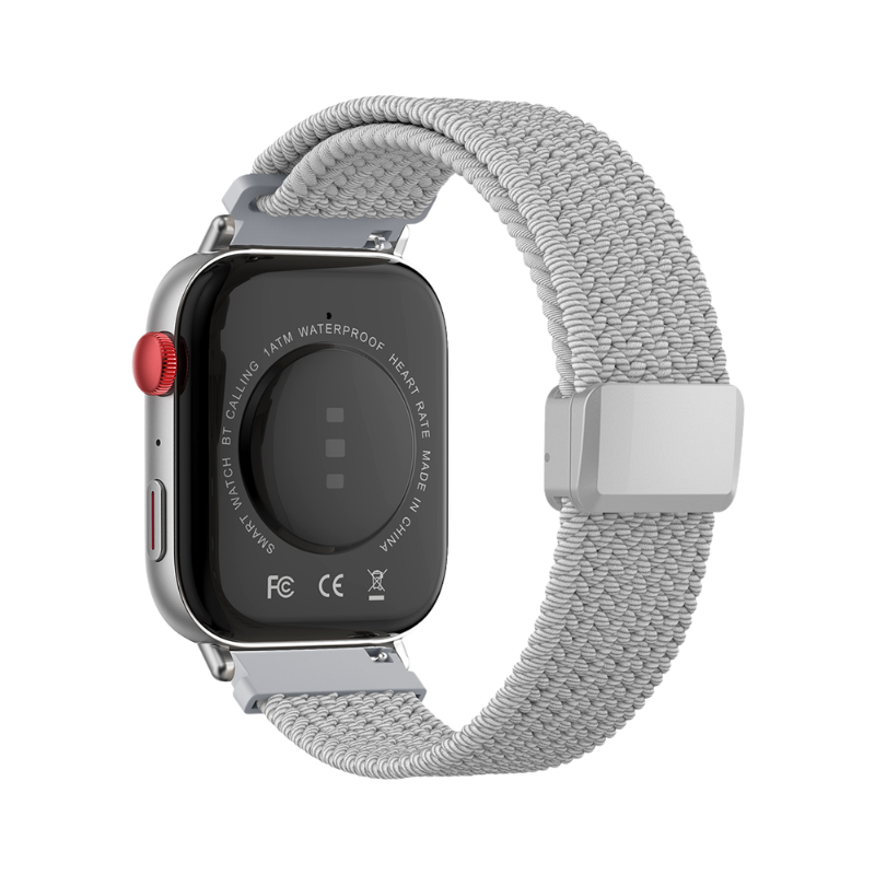 COLMI C8 Max Smart Watch Best Chip Outdoor Waterproof Mesh Bands - Silver