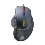 Canyon Apstar Wired High-End Gaming Mouse With RGB Lights - Grey - Grey