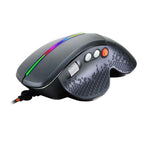 Canyon Apstar Wired High-End Gaming Mouse With RGB Lights - Grey - Grey