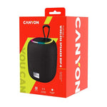 Canyon BSP-8 LED 10W Bluetooth Speaker - Black - Black