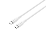 Canyon Cable CC60SC10 Type-C to Type-C 60W 1m Silicon - White - White